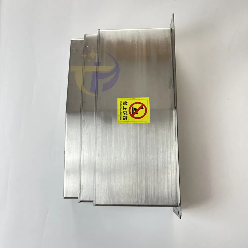 Steel Plate Telescopic Machinery Guard Shield Bellow Cover