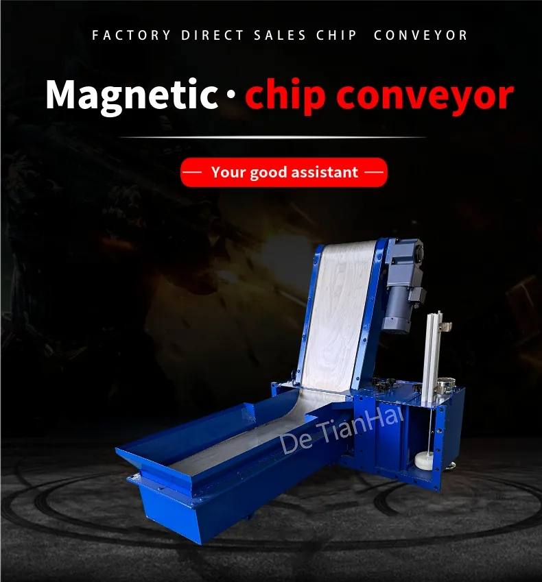 Factory Price High Quality Magnetic Chip Conveyor Waste Transport for CNC Machine Tools