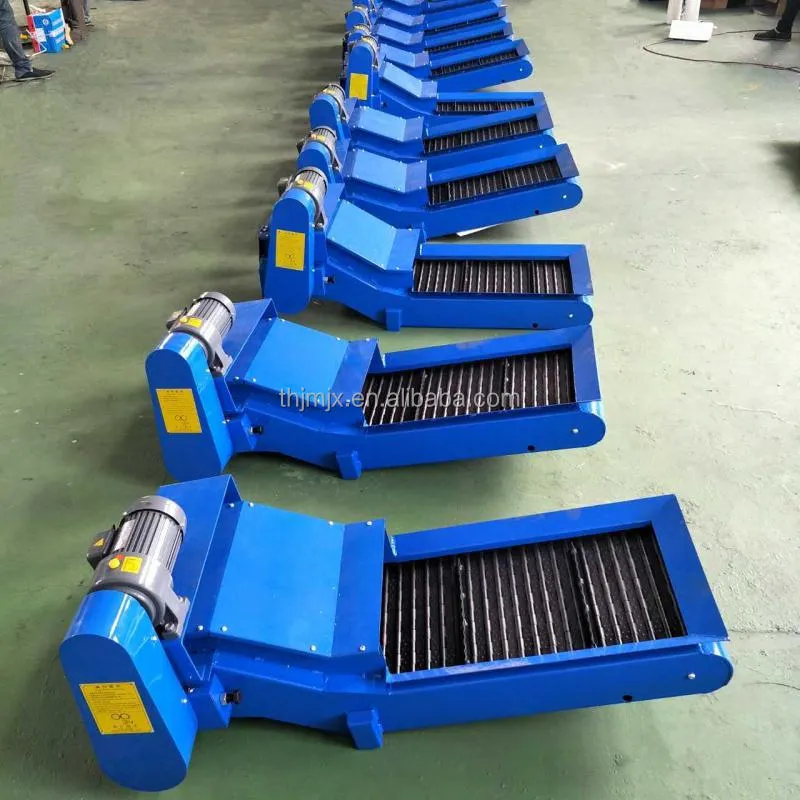 Customized Chain Plate Chip Conveyor Cleaner Made of High-Quality Steel Plate.