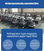 Magnetic Roller Paper Band Filter Paper Tape Filter Conveyor Be Automatically Controlled