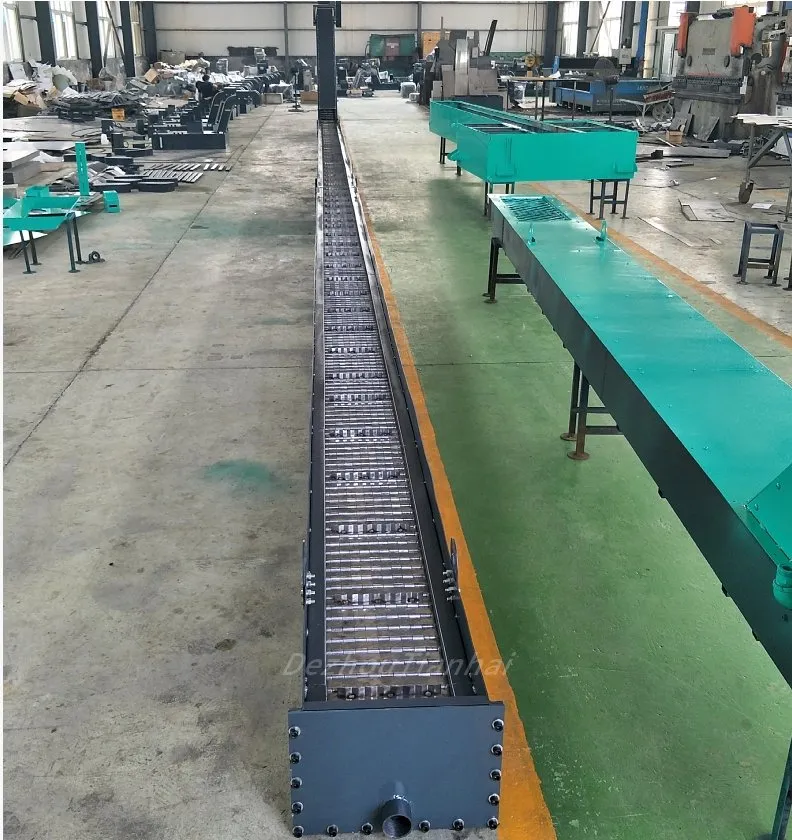 China CNC Chain Type Hinged Belt Copper Scrap Swarf Chip Conveyor