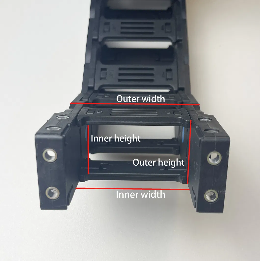 Wholesale Factory Supply High Quality Nylon66 Track Cable Drag Chain