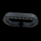 35*125 CNC Black Customized Design Nylon Plastic Cable Carrier Drag Chain