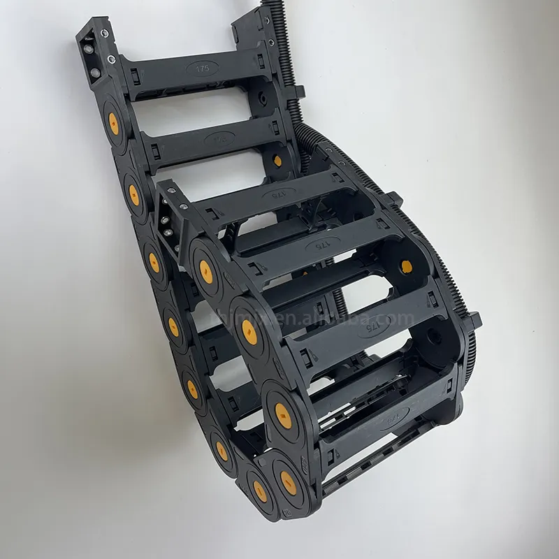 100 Series Manufactures CNC Machine Tool Tank Plastic Drag Chain Nylon Reinforced Drag Chain