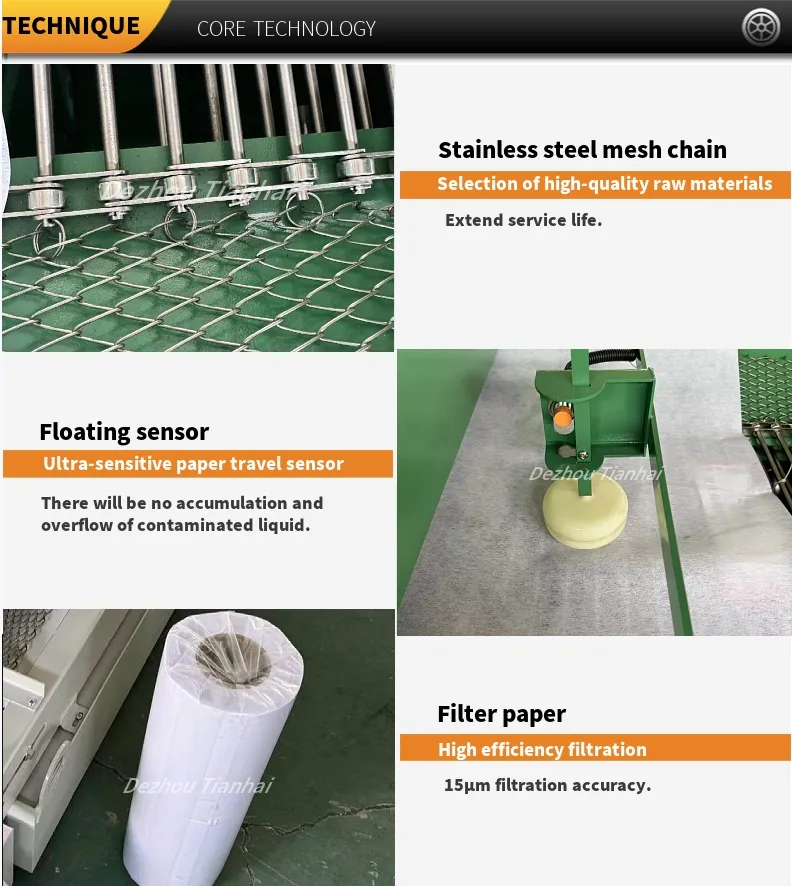 Numerical Control Paper Tape Filter for Filtering and Purifying Cutting Fluid by Grinding Machine Tool