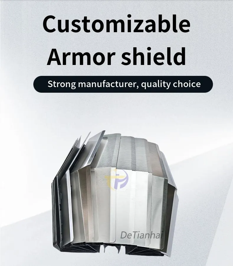 CNC Machine Tool Armor Protective Cover Stainless Steel Telescopic Cover