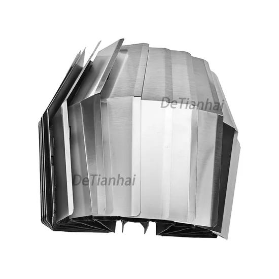 Steel Accordion Type Protective Telescopic Cover Protective Armor Telescopic Bellows Cover