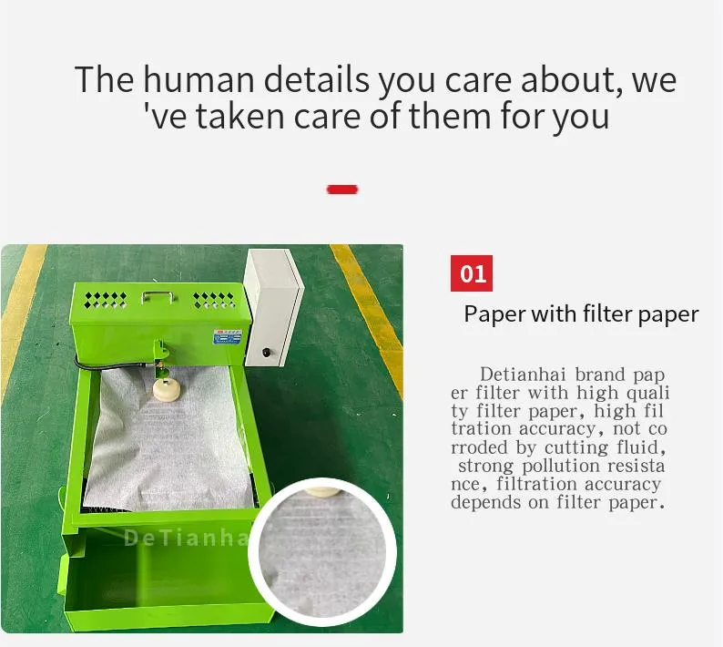China Factory Machine Tool Filter System Stainless Steel Flat Net Paper Tape Filter