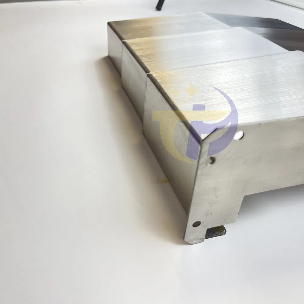 Telescopic Steel Bellows Cover Steel Plate Type Bellows Cover for CNC Machine
