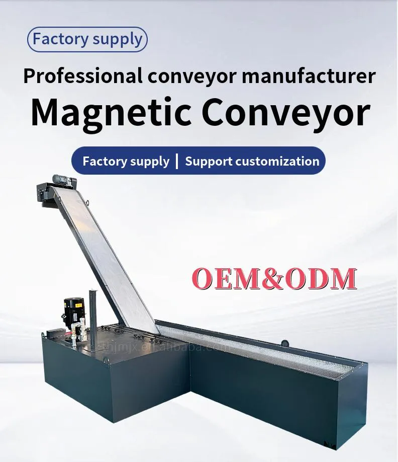 Magnetic Chip Removal Machine CNC Machine Magnetic Chip Conveyor