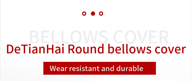 Hot Sell Flexible High Temperature Flexible Round Bellows Covers Rubber Bellows Dust Cover