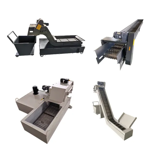 with Coolant Tank Chip Conveyors Chain Plate Scraped Conveyors Chip Conveyor for CNC Lathe