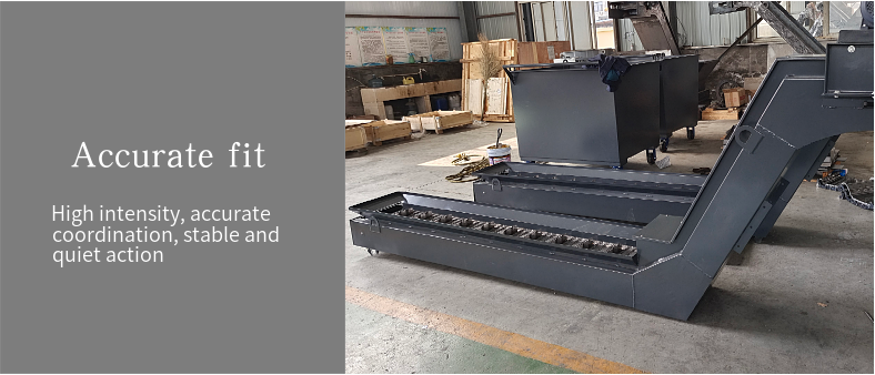 Professional Custom Chain Plate Chip Conveyor for CNC Machine Tool