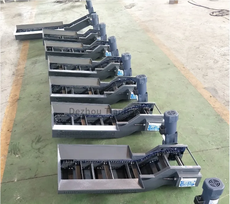 Conveying Iron Aluminum Copper Scrap Scraper Roller Chip Conveyor