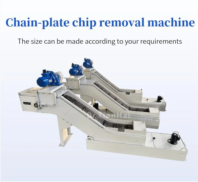 Chip Conveyor for CNC Machine Scraper Chip Removal Machine Roller Chain Plate Chip Conveyor