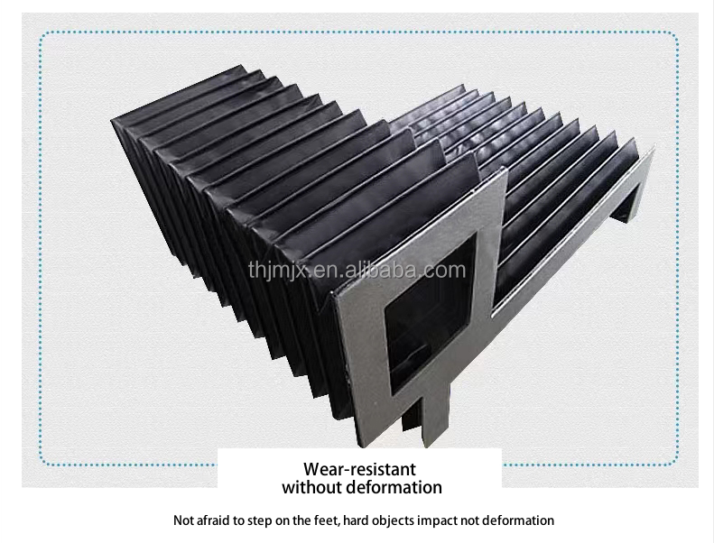 Detianhai Manufacturer Customized Square Organ PVC Sheet Protective Bellows Cover