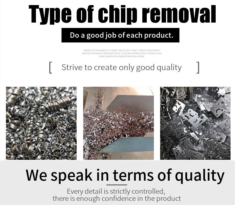 CNC Machine Tool Magnetic Chip Conveyor Plate Metal Chip Removal Machine