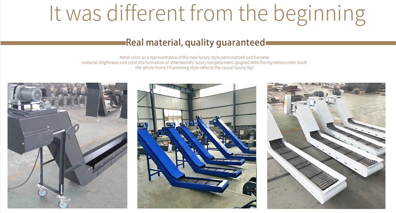 Detianhai Customized Waste Chain Plate Conveyor Line Machine