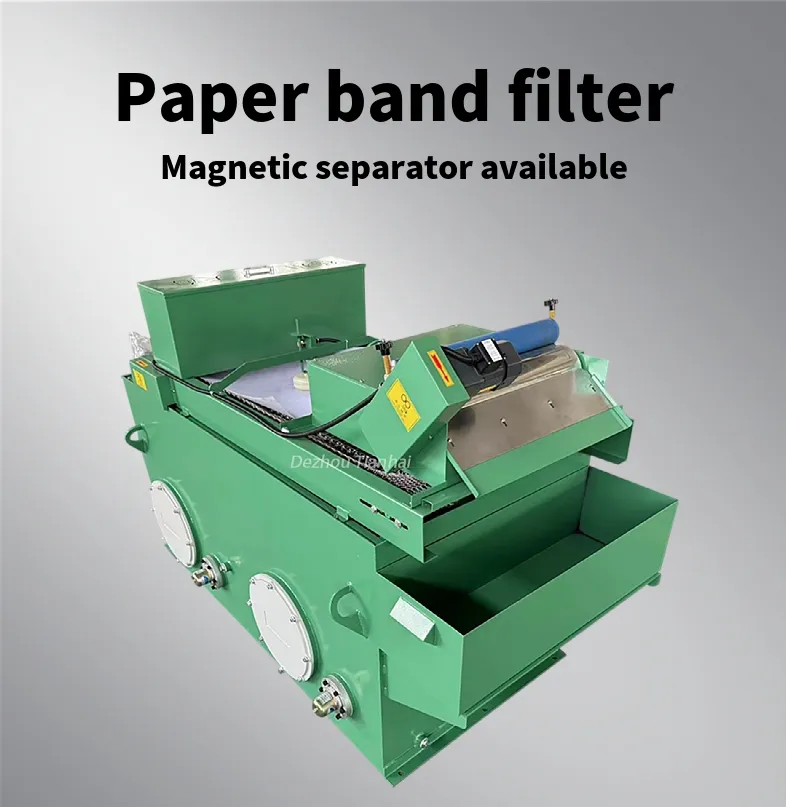 Magnetic Pap Tape Filter for Cool Fluid Filter of Grinder and Belt Filter System
