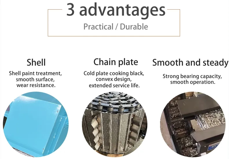 Detianhai Best-Selling Chain Plate Chip Conveyor for CNC Machine