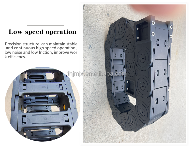 Wholesale Factory Supply High Quality Nylon66 Track Cable Drag Chain