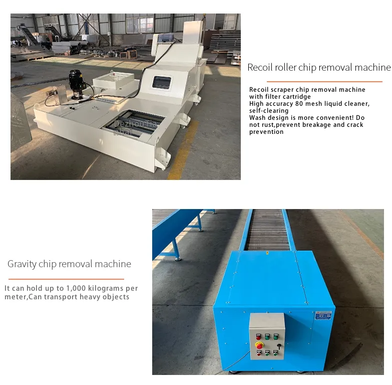 with Coolant Tank Chip Conveyors Chain Plate Scraped Conveyors Chip Conveyor for CNC Lathe