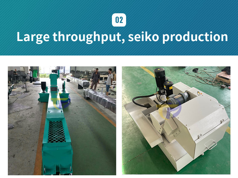 Factory Direct Sales Conveyor for Iron and Aluminum Debris Recoil Type Chip Removal Machine