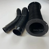 Telescopic Rail Cover Round Mechanical Protection Cover Rubber Folding Bellows Cover