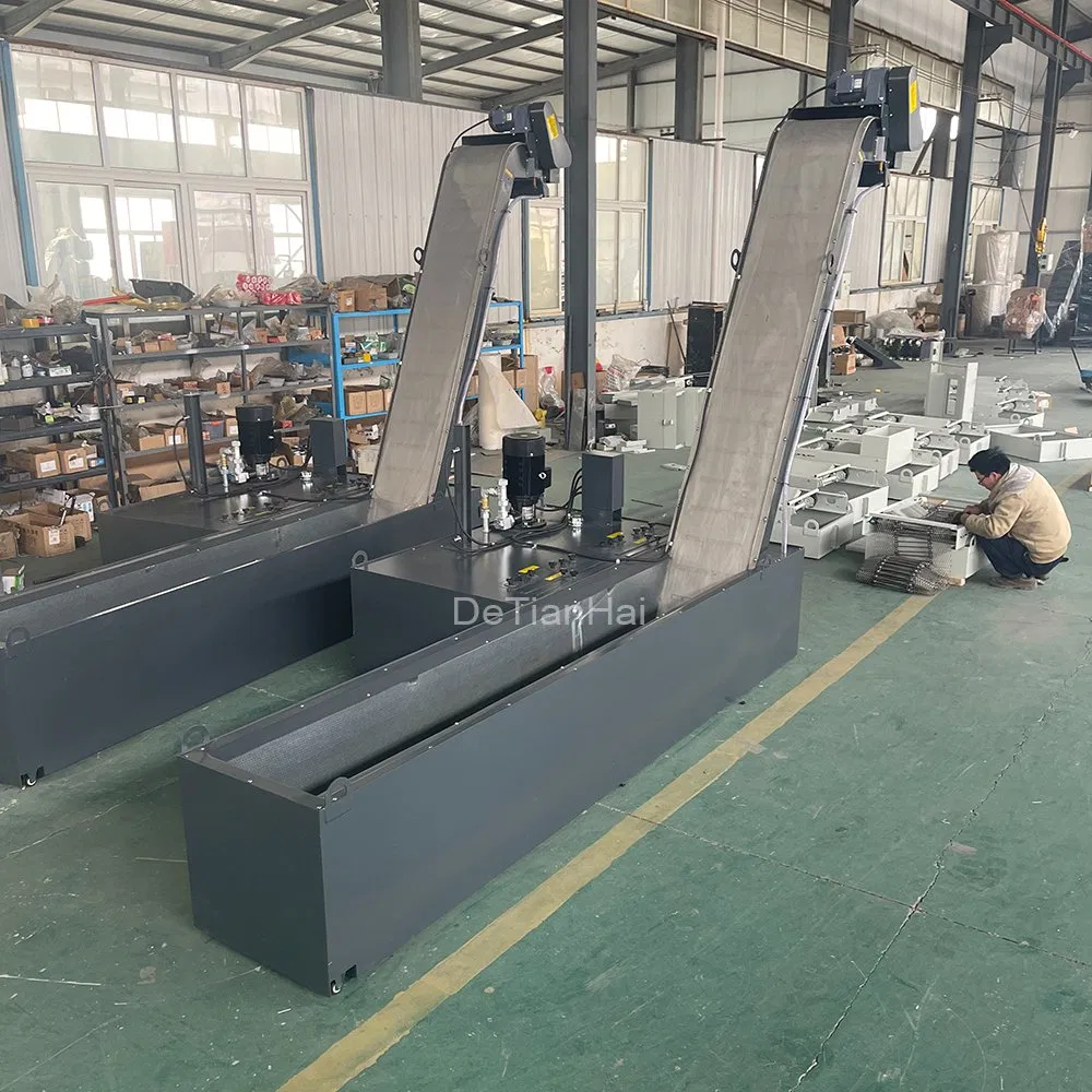 Machine Tool Magnetic Chain Belt Conveyor Magnetic Chip Removal Conveyor
