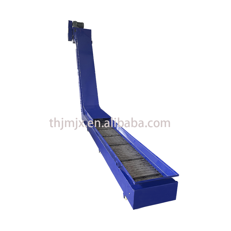 Customized Chain Plate Chip Conveyor Cleaner Made of High-Quality Steel Plate.