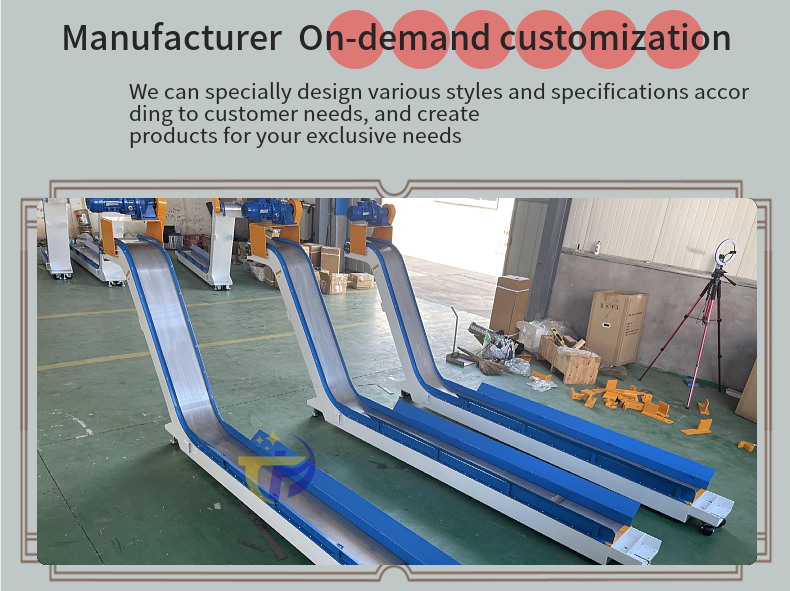 Detianhai Manufacturer Customized Gear Shaping Machine Magnetic Conveyor