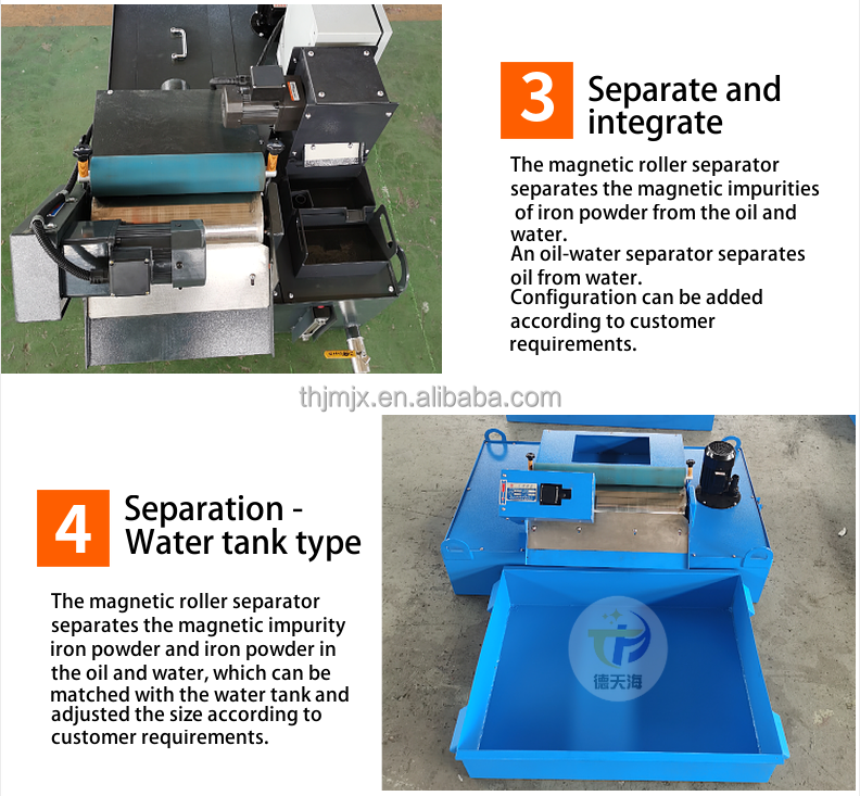 Grinding Machine Magnetic Roller Magnetic Separator Chip Cooling Emulsion Roller Magnetic