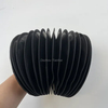 Telescopic Rail Cover Round Mechanical Protection Cover Rubber Folding Bellows Cover