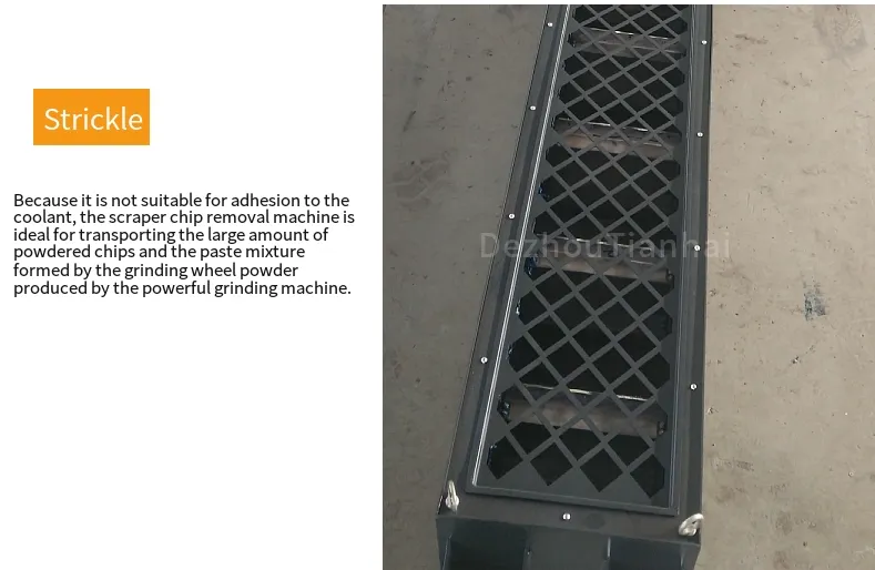 Detianhai Conveying Iron Aluminum Copper Scrap Scraper Chip Conveyor