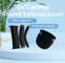 Black Round Telescopic Fabric Dust Cover Screw Bellows Cylinder Bellows