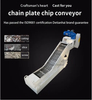 Customized CNC Machine Tool Iron Cutting Scrap Conveyor Chain Plate Chip Conveyor