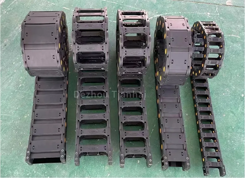 Bridge/Closed Cable Carrier Hydraulic Hose Cable Nylon Drag Chain Energy Chain