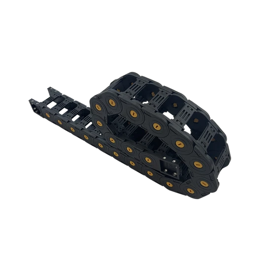 35*125 CNC Black Customized Design Nylon Plastic Cable Carrier Drag Chain