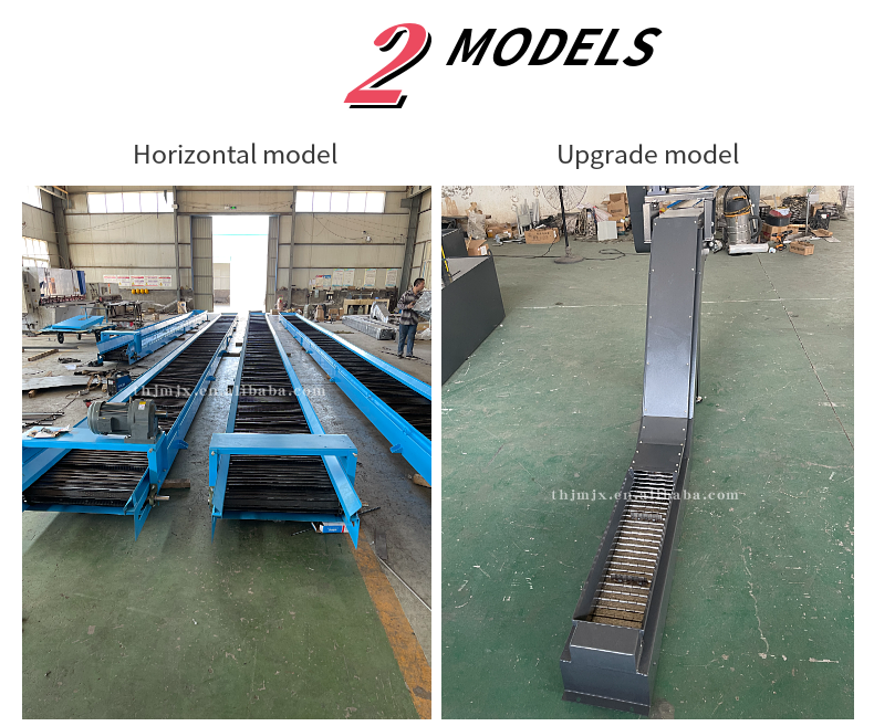 Lift up Typeclimbing Flat Type Chain Plate Chip Removal Conveyor