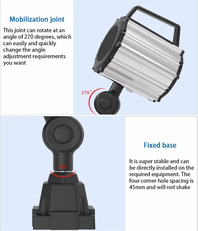 Machine Work Lamps LED CNC Lathe Water-Proof and Oil-Proof Mechanical Light