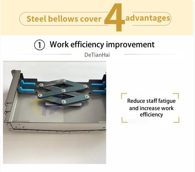 New Design Steel Bellows Cover with Good Quality and Price