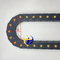 35*125 CNC Black Customized Design Nylon Plastic Cable Carrier Drag Chain