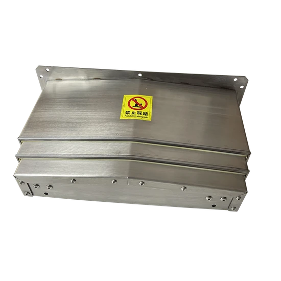 Machining Center Machine Tool Guide Plate Dust Cover Retractable Stainless Steel Guard Shield