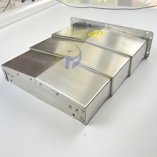 Customized High Flexible CNC Machine Stainless Steel Bellow Shield Cover