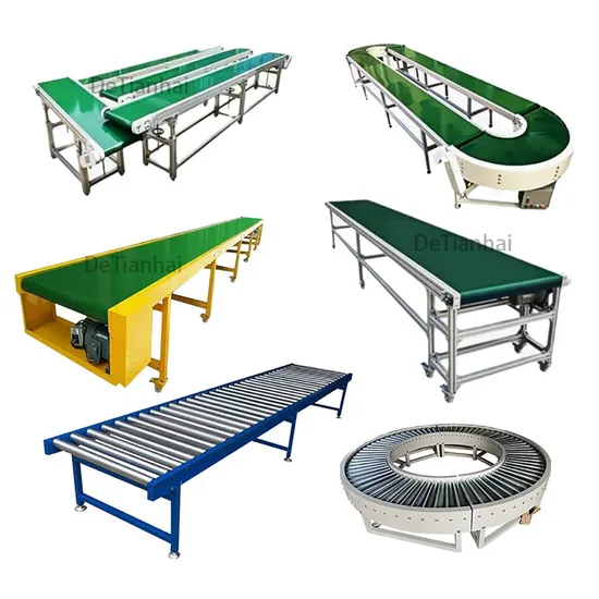 Factory PVC/PU Portable Conveyor Belt Food Industry Conveyor Belt Machine System Band Conveyor