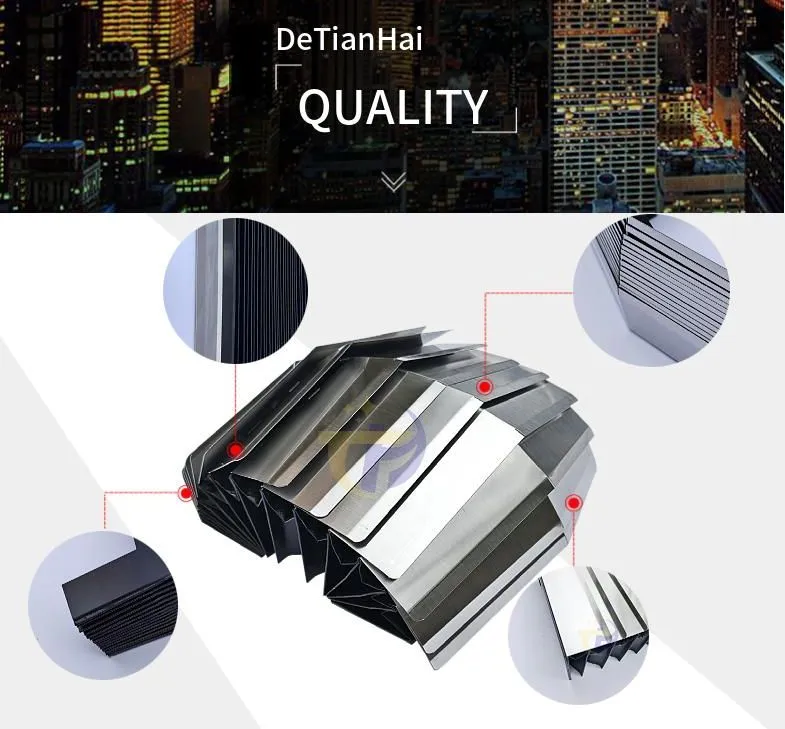 Steel Accordion Type Protective Telescopic Cover Protective Armor Telescopic Bellows Cover