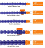 Flexible Plastic Loc-Line Coolant Hose Hydraulic Cooling Pipe Water Oil Tube