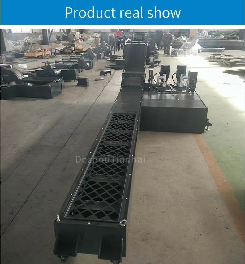 Detianhai Conveying Iron Aluminum Copper Scrap Scraper Chip Conveyor