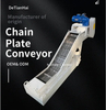 SS304 Chain Plate Scraper Conveyor System Automatic Debris Chip Conveyor