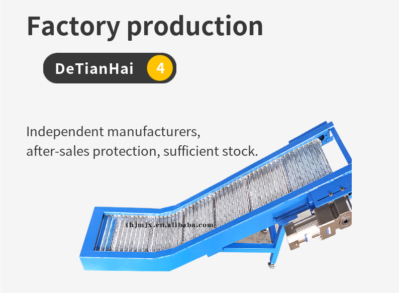Lift up Typeclimbing Flat Type Chain Plate Chip Removal Conveyor
